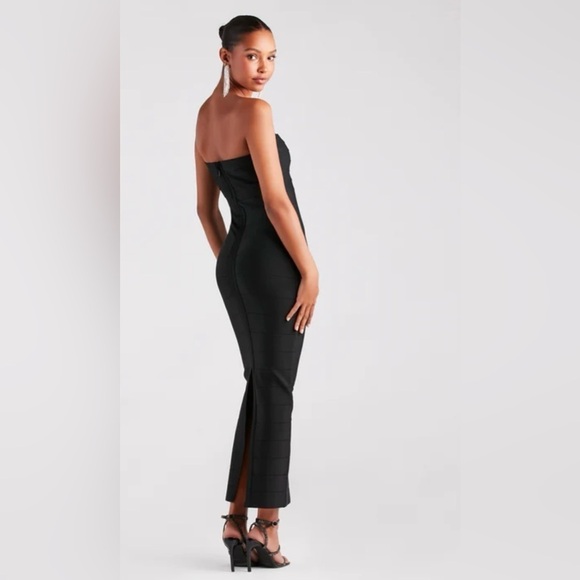 NWT Windsor Danna Formal Strapless Long Bandage Dress formal gown size XS - Picture 5 of 14